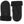 Black Hestra sheepskin mittens with a curly wool cuff