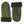 Hestra olive green suede mittens with shearling cuffs