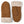 Hestra brown suede mittens with white sheepskin cuffs