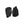 Pair of black Hestra fingerless cycling gloves