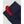 Dark blue mesh fabric cuff with a red Hestra branded pull tab
