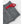 Grey Hestra glove cuff with red branded pull tab