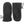 Hestra dark grey wool mittens with adjustable wrist straps
