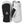 Hestra white and black leather ski mittens with wrist straps and carabiner