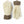 Hestra cream leather gloves with brown suede cuffs