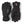 Hestra black CZone Contact gloves with textured grip palms