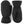Hestra black winter mittens with textured palm grip