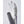 Hestra white ski glove with grey suede palm patch and red accents