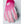 Hestra pink ski glove with white logo and grey palm