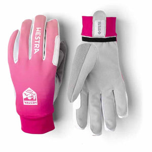 Hestra pink and grey Gore-Tex Infinium gloves