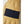 Tan leather Hestra glove with a dark blue fabric patch on the back of the hand