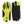Hestra yellow and black athletic gloves with grip pattern on palms