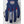 Blue Hestra glove with white logo patch and Hestra text on the middle finger
