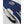 Hestra blue glove with grey suede palm and finger details