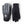 Hestra grey and black athletic gloves with velcro wrist straps