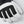 Hestra black and white leather ski glove