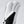 Hestra white leather ski glove with black fabric accents