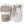 Hestra white and beige leather mittens with drawstring cuffs