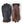 Hestra leather gloves in black and brown