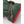 Hestra green leather glove cuff with red trim and drawstring cord