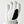 Hestra white leather glove with black thumb patch