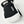 Hestra black and white leather mitten with logo