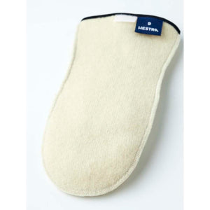 Hestra wool glove liner in off white