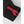 Black fleece glove cuff with red Hestra branded pull tab