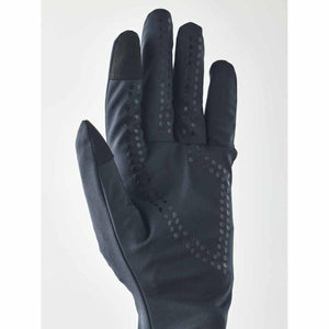 Hestra black athletic glove with dot grip pattern on fingers and palm