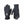 Hestra black gloves with grip pattern on palms and fingers
