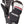 Hestra black and white three finger ski mittens