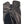 Close up of black Hestra leather glove with knitted detail