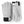 Hestra white and black ski gloves with wrist straps and logo patch