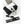 Hestra glove cuff with attached carabiner and branded wrist strap