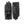 Hestra black leather driving gloves with knuckle cutouts and perforated detailing
