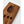 Hestra brown leather driving glove with knuckle cutouts and snap button closure