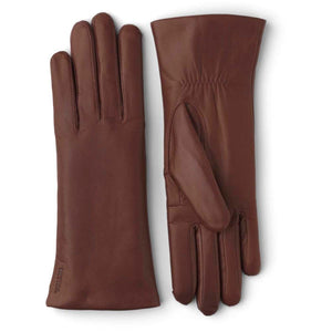 Hestra brown leather gloves
