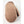 Brown sherpa fleece mitten with ribbed cuff