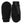 Hestra black curly wool mittens with leather palm detail and ribbed cuffs