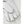 Hestra white fleece glove lining with black stitched seams