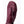 Hestra burgundy leather mitten with reinforced thumb and palm detail