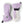 Hestra lilac and white winter mittens with adjustable wrist strap