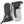 Hestra grey and white insulated mittens with wrist straps and carabiner