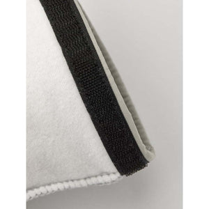 Hestra glove cuff detail with black velcro strap