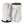 Hestra white split finger mittens with black cuff trim