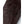 Close up of dark brown leather glove with decorative stitching on the back