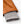Tan leather glove cuff with grey ribbed wool lining
