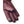 Hestra burgundy leather glove with textured finish