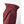 Hestra burgundy leather glove cuff with gathered elastic detail