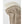 Close up of beige Hestra suede glove with ribbed knit cuff